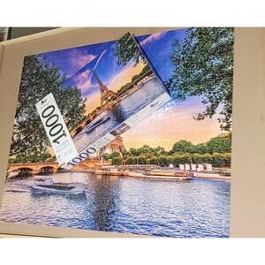 Mindbogglers Eiffel Tower Paris, France Jigsaw Puzzle 1000 pcs Complete